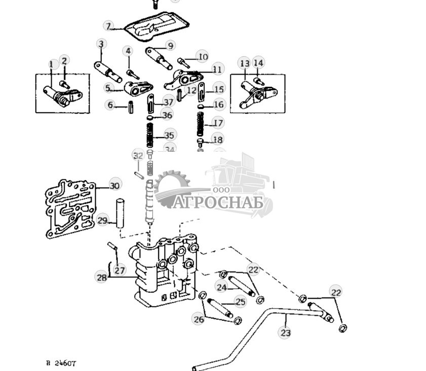 Clutch Valve Housing And Valves 
